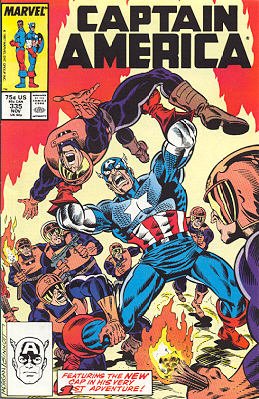 couverture, jaquette Captain America 335  - Baptism of FireIssues V1 (1968 - 1996) (Marvel) Comics