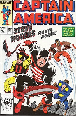 couverture, jaquette Captain America 337  - The Long Road BackIssues V1 (1968 - 1996) (Marvel) Comics