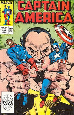 couverture, jaquette Captain America 338  - Power StruggleIssues V1 (1968 - 1996) (Marvel) Comics