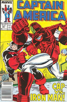 couverture, jaquette Captain America 341 Issues V1 (1968 - 1996) (Marvel) Comics