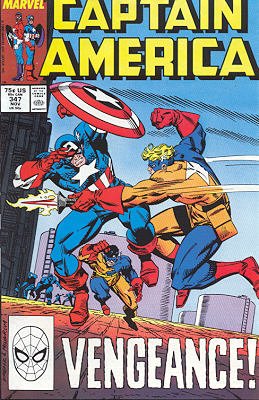 couverture, jaquette Captain America 347  - VengeanceIssues V1 (1968 - 1996) (Marvel) Comics