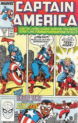 couverture, jaquette Captain America 355  - Missing PersonsIssues V1 (1968 - 1996) (Marvel) Comics
