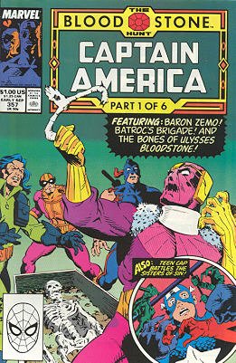 couverture, jaquette Captain America 357 Issues V1 (1968 - 1996) (Marvel) Comics