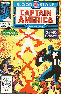 couverture, jaquette Captain America 362 Issues V1 (1968 - 1996) (Marvel) Comics