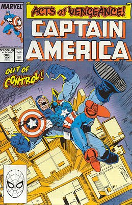 couverture, jaquette Captain America 366 Issues V1 (1968 - 1996) (Marvel) Comics