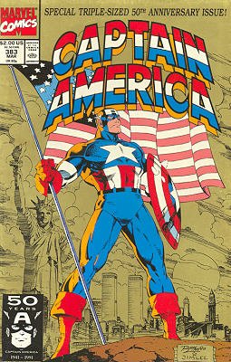 couverture, jaquette Captain America 383 Issues V1 (1968 - 1996) (Marvel) Comics