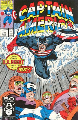 couverture, jaquette Captain America 386 Issues V1 (1968 - 1996) (Marvel) Comics