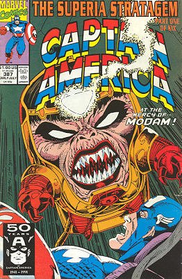 couverture, jaquette Captain America 387 Issues V1 (1968 - 1996) (Marvel) Comics