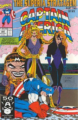 couverture, jaquette Captain America 388 Issues V1 (1968 - 1996) (Marvel) Comics