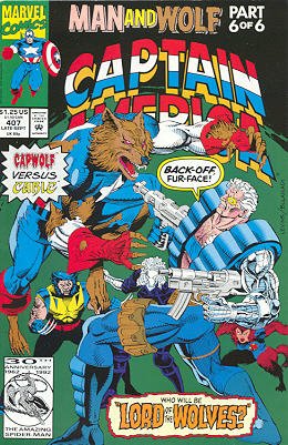couverture, jaquette Captain America 407 Issues V1 (1968 - 1996) (Marvel) Comics