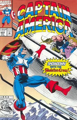 couverture, jaquette Captain America 409  - Blood and DiamondsIssues V1 (1968 - 1996) (Marvel) Comics