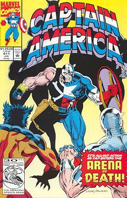couverture, jaquette Captain America 411  - The ArenaIssues V1 (1968 - 1996) (Marvel) Comics