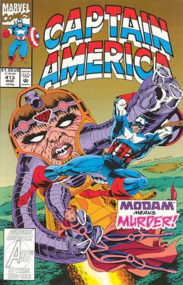 couverture, jaquette Captain America 413  - Hostile Takeover!Issues V1 (1968 - 1996) (Marvel) Comics