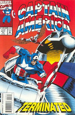 couverture, jaquette Captain America 417  - Termination DayIssues V1 (1968 - 1996) (Marvel) Comics
