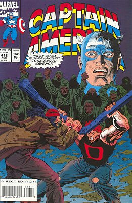 couverture, jaquette Captain America 418  - To Have and to Have NotIssues V1 (1968 - 1996) (Marvel) Comics
