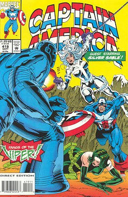 couverture, jaquette Captain America 419  - Television BlindIssues V1 (1968 - 1996) (Marvel) Comics
