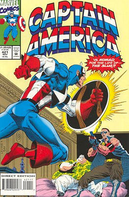 couverture, jaquette Captain America 421  - GauntletIssues V1 (1968 - 1996) (Marvel) Comics
