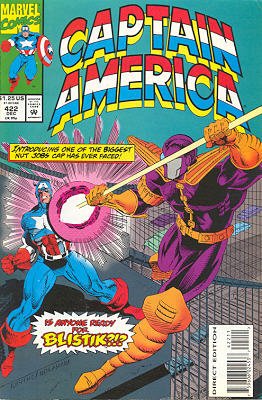 couverture, jaquette Captain America 422  - Going BallisticIssues V1 (1968 - 1996) (Marvel) Comics