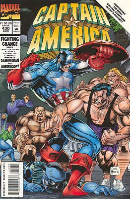 couverture, jaquette Captain America 430  - Cop OutIssues V1 (1968 - 1996) (Marvel) Comics