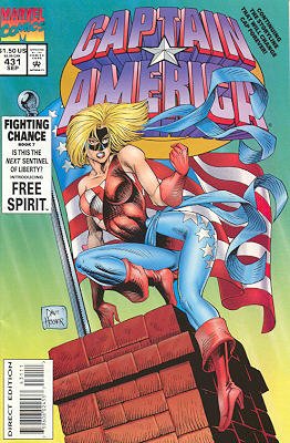 couverture, jaquette Captain America 431  - The Next GenerationIssues V1 (1968 - 1996) (Marvel) Comics