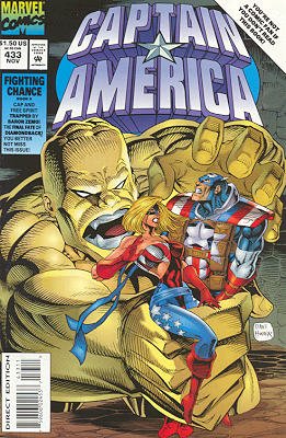 couverture, jaquette Captain America 433  - Diamonds Aren't Forever!Issues V1 (1968 - 1996) (Marvel) Comics