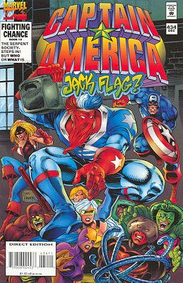 couverture, jaquette Captain America 434  - Snake BitesIssues V1 (1968 - 1996) (Marvel) Comics