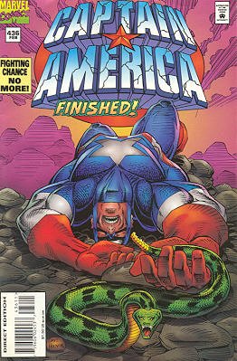 couverture, jaquette Captain America 436  - Everybody Hurts SometimeIssues V1 (1968 - 1996) (Marvel) Comics