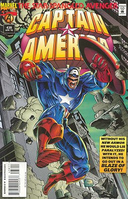 couverture, jaquette Captain America 438  - The Bombs Bursting In AirIssues V1 (1968 - 1996) (Marvel) Comics