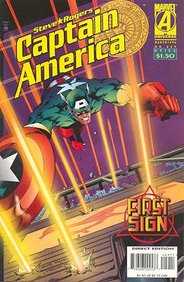 couverture, jaquette Captain America 449  - First Sign, Chapter One: I'll Take ManhattanIssues V1 (1968 - 1996) (Marvel) Comics