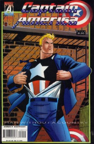couverture, jaquette Captain America 450  - Man Without a Country, Chapter One: Executive ActionIssues V1 (1968 - 1996) (Marvel) Comics