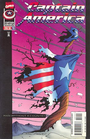 couverture, jaquette Captain America 451 Issues V1 (1968 - 1996) (Marvel) Comics