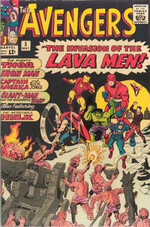 Avengers 5 - The Invasion of the Lava Men!