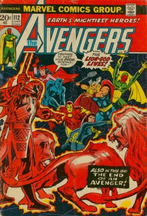 couverture, jaquette Avengers 112  - The Lion God Lives!Issues V1 (1963 - 1996) (Marvel) Comics