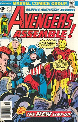 couverture, jaquette Avengers 151  - At Last: the Decision!Issues V1 (1963 - 1996) (Marvel) Comics