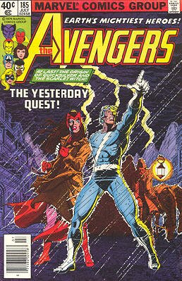 couverture, jaquette Avengers 185  - The Yesterday Quest!Issues V1 (1963 - 1996) (Marvel) Comics