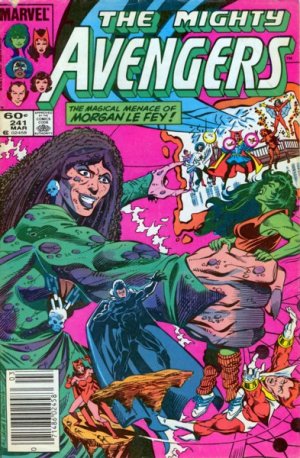 couverture, jaquette Avengers 241  - Dark Angel!Issues V1 (1963 - 1996) (Marvel) Comics