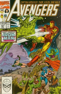 couverture, jaquette Avengers 327  - Into a Darkling PlainIssues V1 (1963 - 1996) (Marvel) Comics