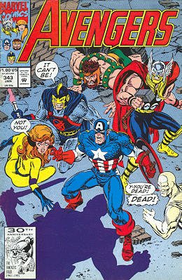 couverture, jaquette Avengers 343  - First NightIssues V1 (1963 - 1996) (Marvel) Comics