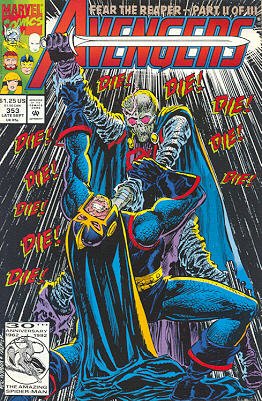 couverture, jaquette Avengers 353  - To Wake the DeadIssues V1 (1963 - 1996) (Marvel) Comics