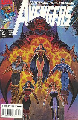 couverture, jaquette Avengers 371  - Godlings and GladiatorsIssues V1 (1963 - 1996) (Marvel) Comics
