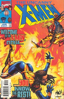 couverture, jaquette Uncanny X-Men 351  - Hours & MinutesIssues V1 (1963 - 2011) (Marvel) Comics