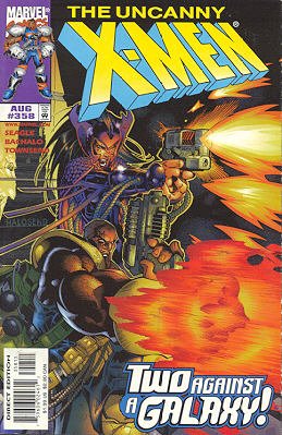 couverture, jaquette Uncanny X-Men 358  - Lost in SpaceIssues V1 (1963 - 2011) (Marvel) Comics
