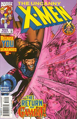 couverture, jaquette Uncanny X-Men 361  - Thieves in the TempleIssues V1 (1963 - 2011) (Marvel) Comics