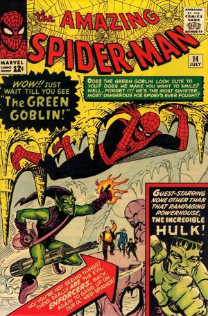 couverture, jaquette The Amazing Spider-Man 14  - The Grotesque Adventure of The Green GoblinIssues V1 (1963 - 1998) (Marvel) Comics