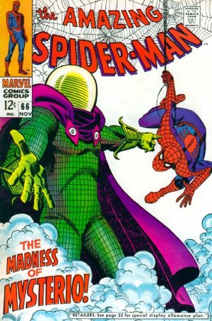 couverture, jaquette The Amazing Spider-Man 66  - The Madness of Mysterio!Issues V1 (1963 - 1998) (Marvel) Comics
