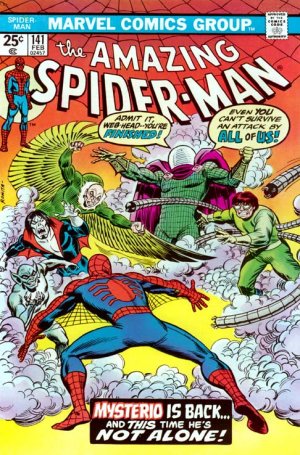 couverture, jaquette The Amazing Spider-Man 141  - The Man's Name Appears To Be... Mysterio!Issues V1 (1963 - 1998) (Marvel) Comics