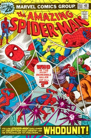 couverture, jaquette The Amazing Spider-Man 155  - Whodunit!Issues V1 (1963 - 1998) (Marvel) Comics