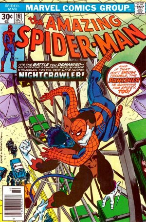 couverture, jaquette The Amazing Spider-Man 161  - ...And The Nightcrawler Came Prowling, ProwlingIssues V1 (1963 - 1998) (Marvel) Comics
