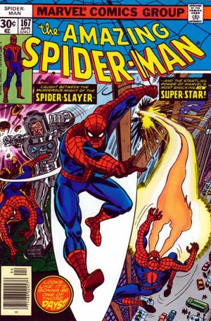 couverture, jaquette The Amazing Spider-Man 167  - ... Stalked by the Spider-Slayer!Issues V1 (1963 - 1998) (Marvel) Comics