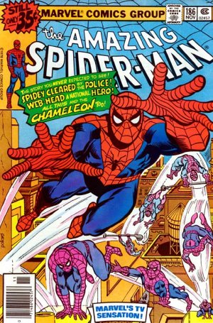 couverture, jaquette The Amazing Spider-Man 186  - Chaos Is... The Chameleon!Issues V1 (1963 - 1998) (Marvel) Comics